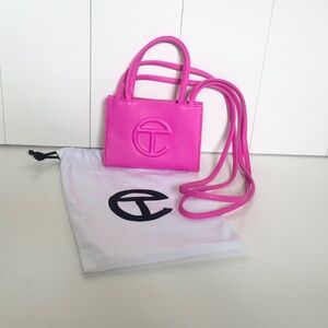 Authentic Telfar Small Shopping Bag Azalea Pink